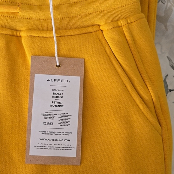 Alfred Sung Joggers Lounge Pants Small/Medium NWT - Picture 3 of 11
